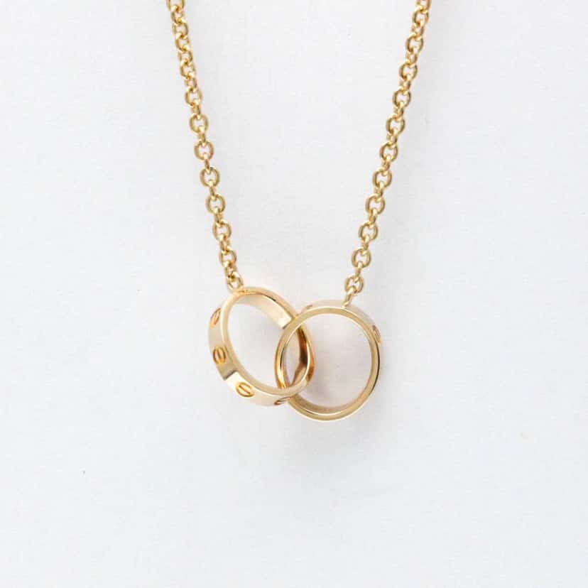 Cartier Love Interlocking Necklace Gold Good condition - Back View