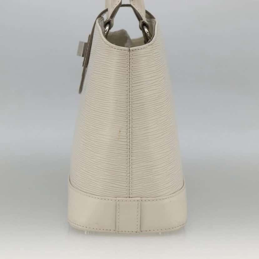 Louis Vuitton Mirabeau Handbag Ecru Leather Good condition - Model View