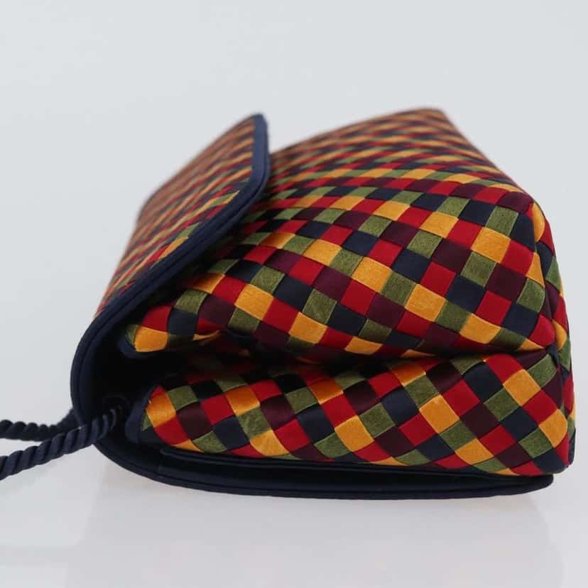 Bottega Veneta Vintage Double Compartment Flap Bag Other Satin Very good condition - Model View