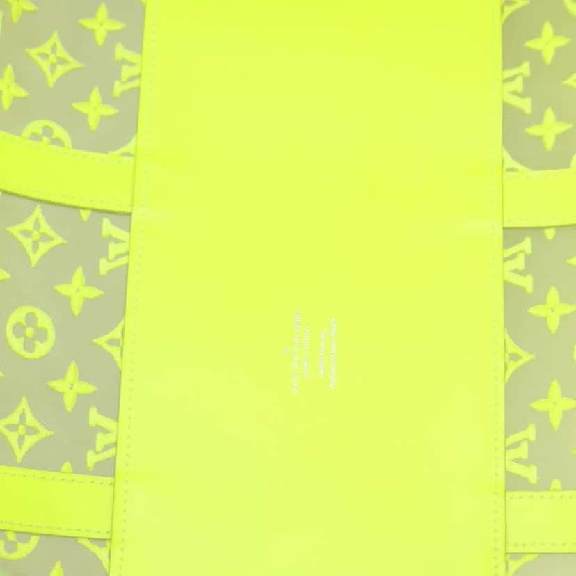 Louis Vuitton Keepall Bandouliere Bag Yellow Canvas Good condition - Box View