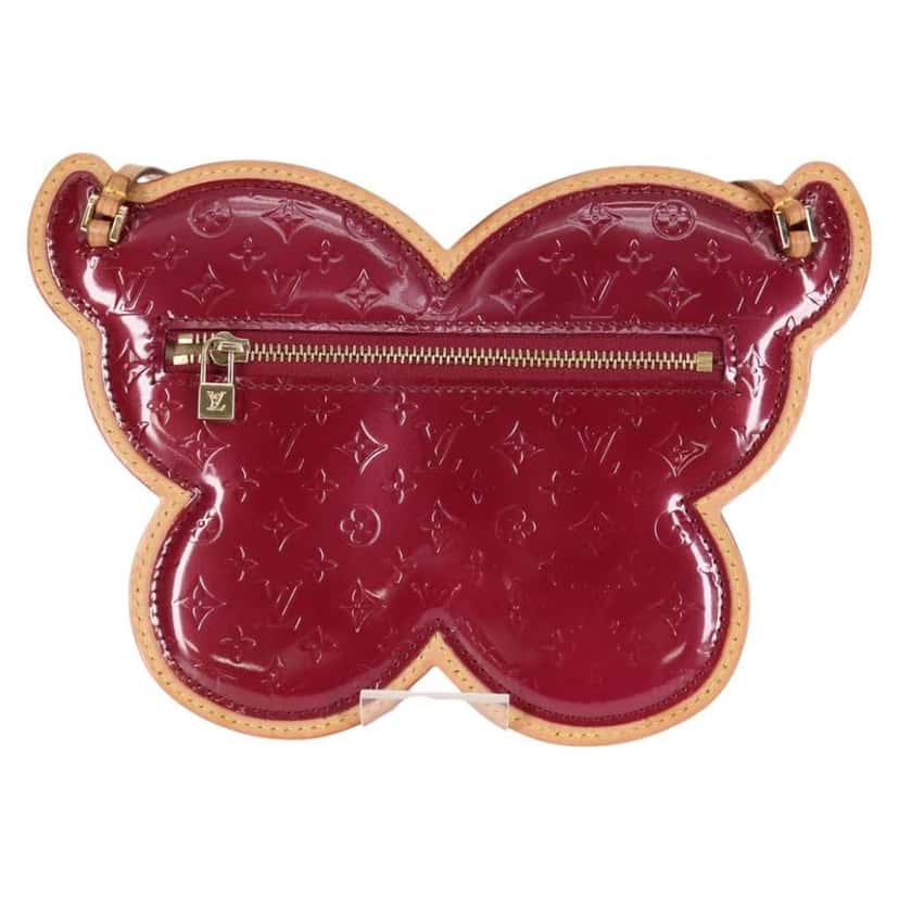 Louis Vuitton Conte de Fees Butterfly Crossbody Bag Burgundy Good condition - Back View