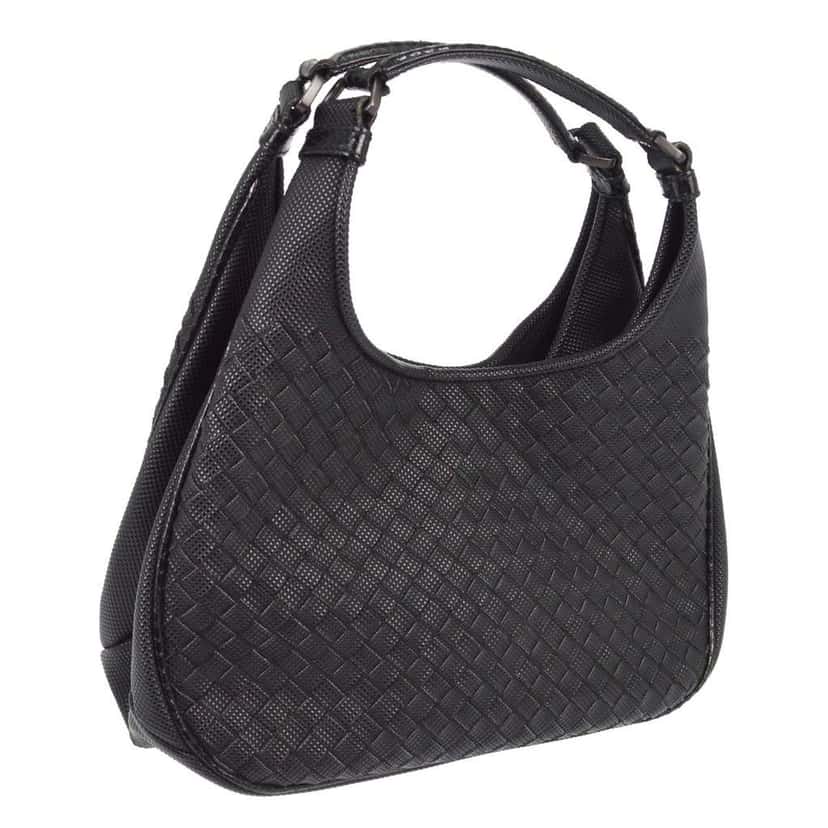 Bottega Veneta Campana Hobo Black Leather Good condition - Back View