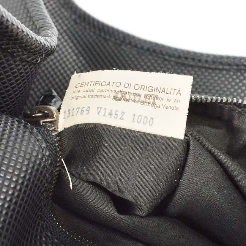 Bottega Veneta Campana Hobo Black Leather Good condition - Box View