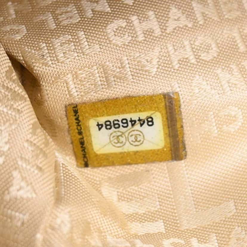 Chanel CC Bowler Black Leather Good condition - Box View