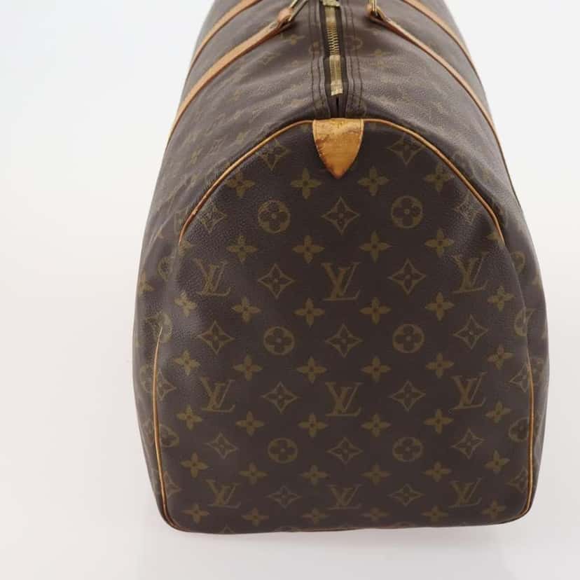 Louis Vuitton Keepall Bag Brown Canvas Good condition - Model View