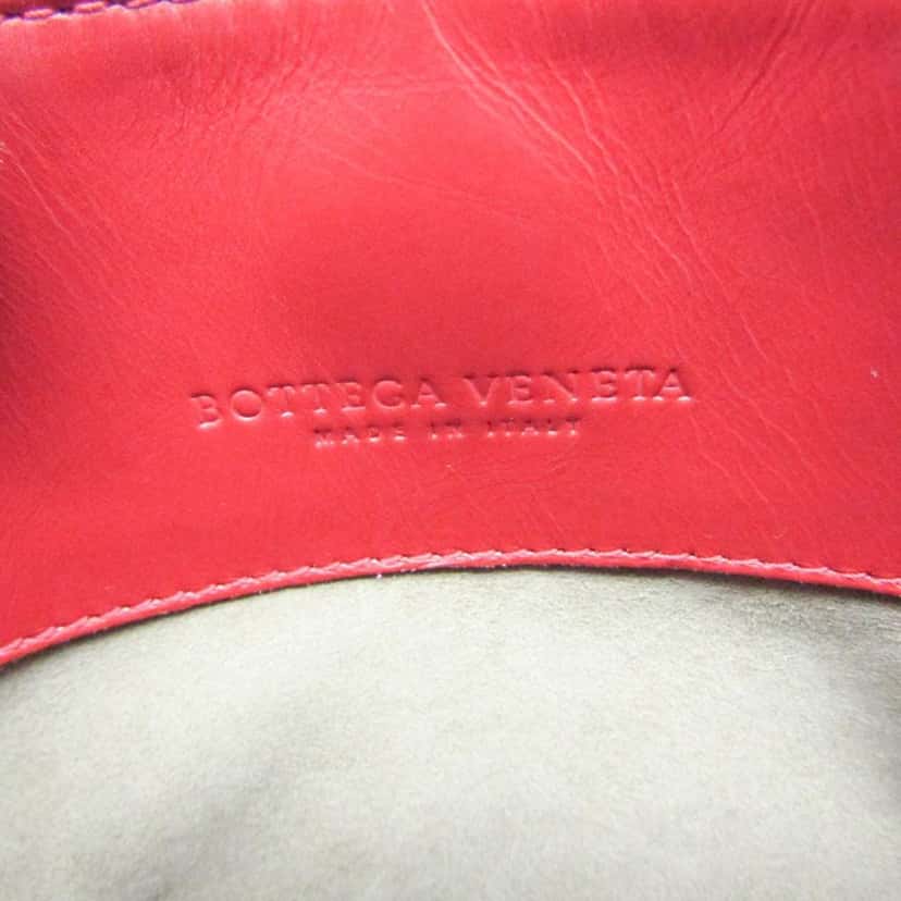 Bottega Veneta Roma Bag Red Leather Good condition - Model View