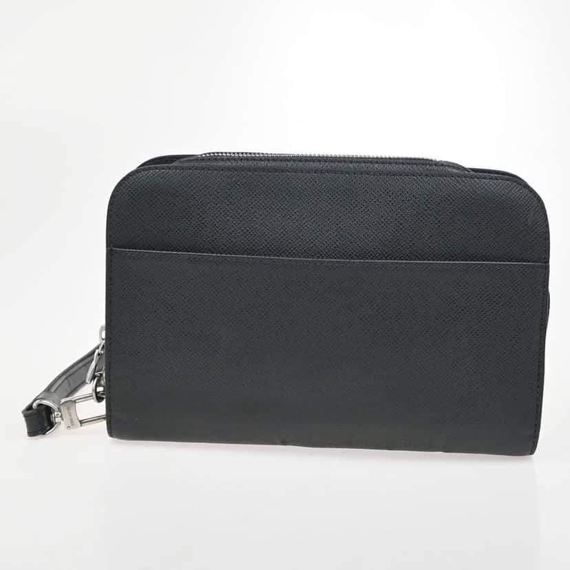 Louis Vuitton Baikal Handbag Black Leather Good condition - Back View