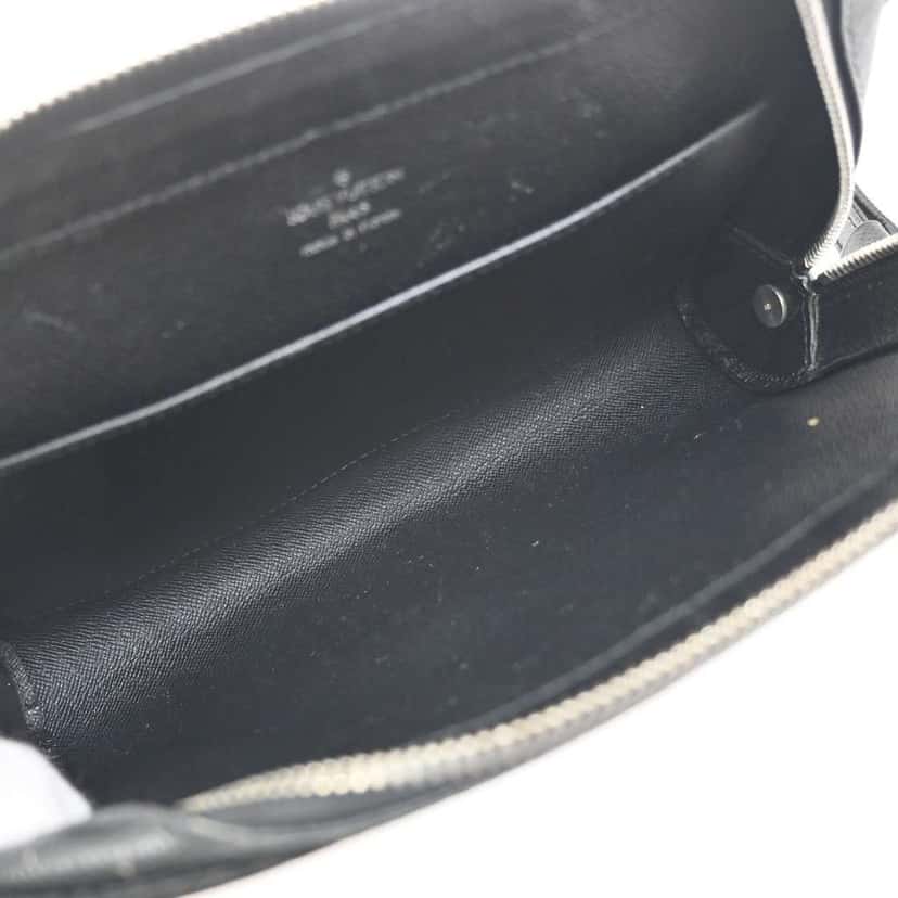 Louis Vuitton Baikal Handbag Black Leather Good condition - Box View