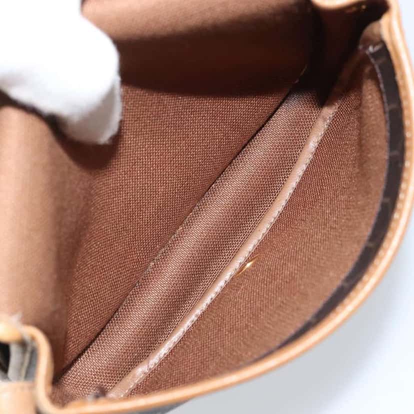 Christian Dior Vintage Honeycomb Shoulder Bag Black Canvas Fair condition - Box View