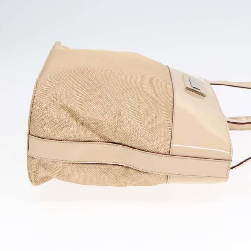 Celine Vintage Shoulder Bag Beige Canvas Good condition - Inside View