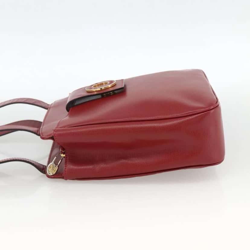 Celine Circle logo Gold Leather Good condition - Inside View