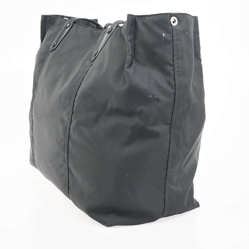 Prada Etiquette Tote Black Fair condition - Model View