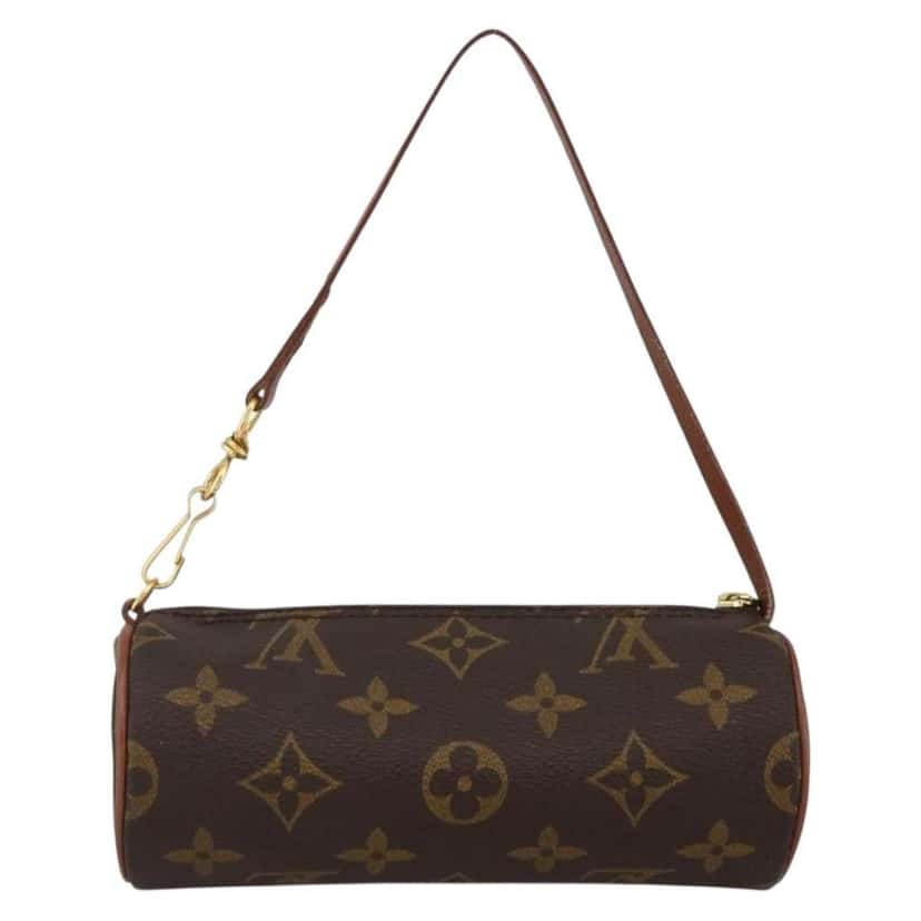 Louis Vuitton Papillon Pochette Brown Canvas Good condition - Back View