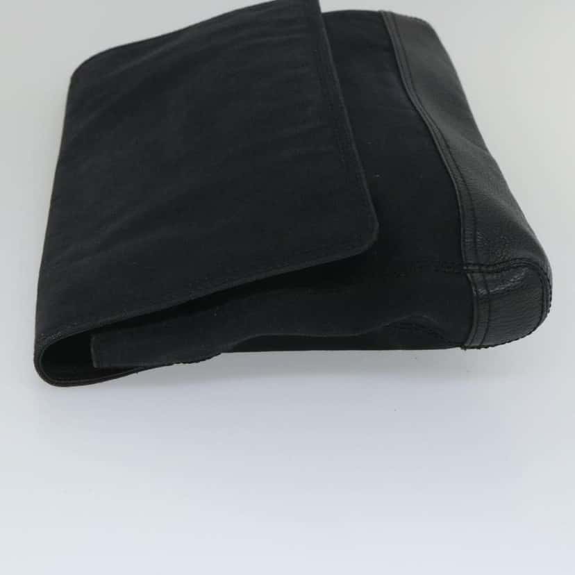 Balenciaga Vintage Pouch Black Canvas Good condition - Model View