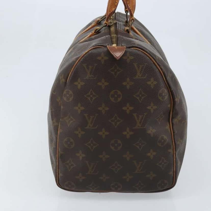Louis Vuitton Keepall Bag Brown Canvas Fair condition - Model View