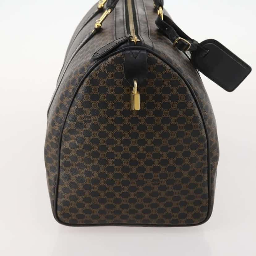 Celine Vintage Duffle Bag Black Canvas Good condition - Model View