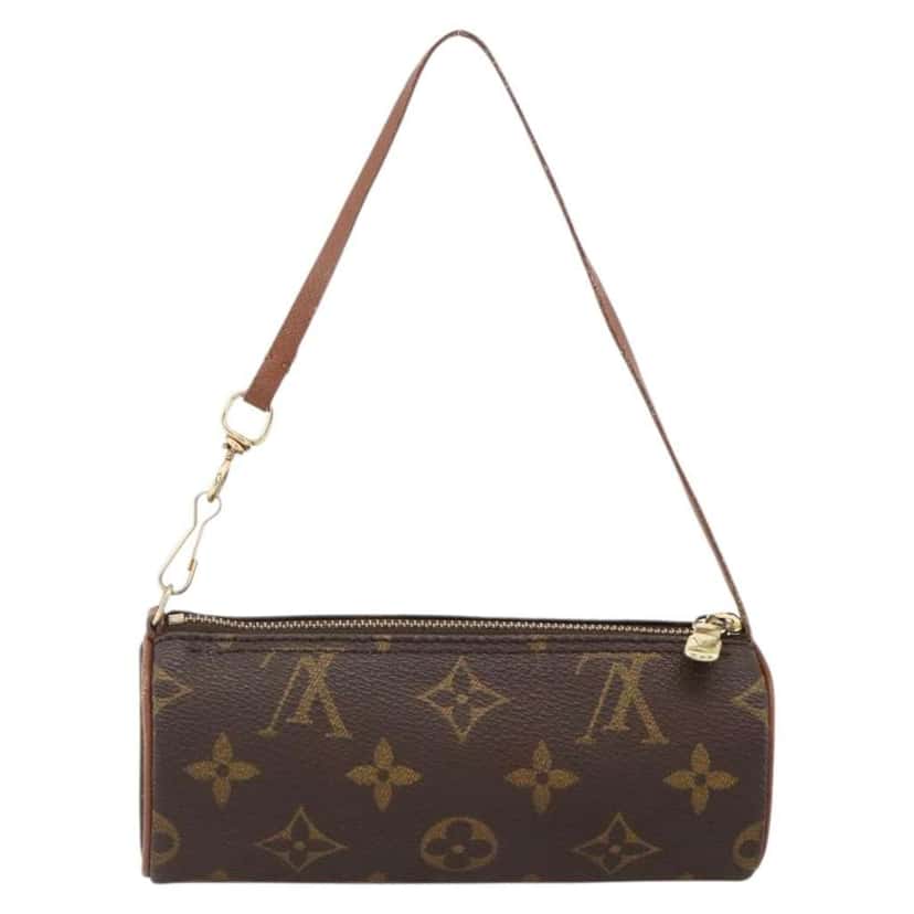Louis Vuitton Papillon Pochette Brown Canvas Good condition - Back View