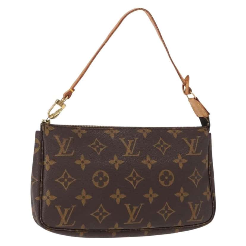 Louis Vuitton Pochette Accessoires Brown Canvas Good condition - Front View