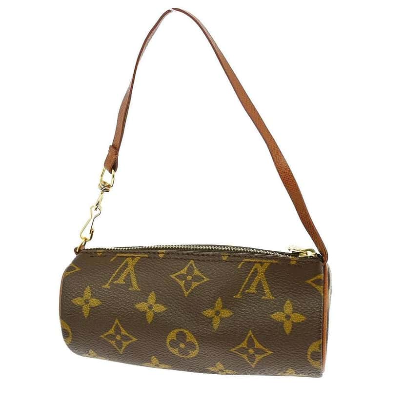 Louis Vuitton Papillon Pochette Brown Canvas Good condition - Back View