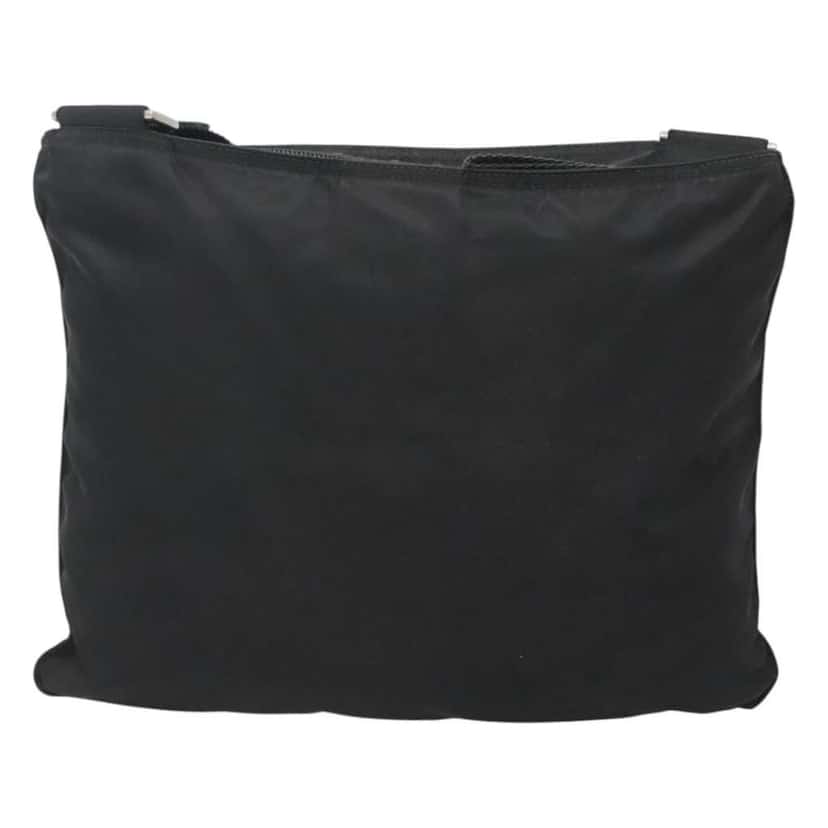 Prada Flat Messenger Bag Black Fair condition - Back View