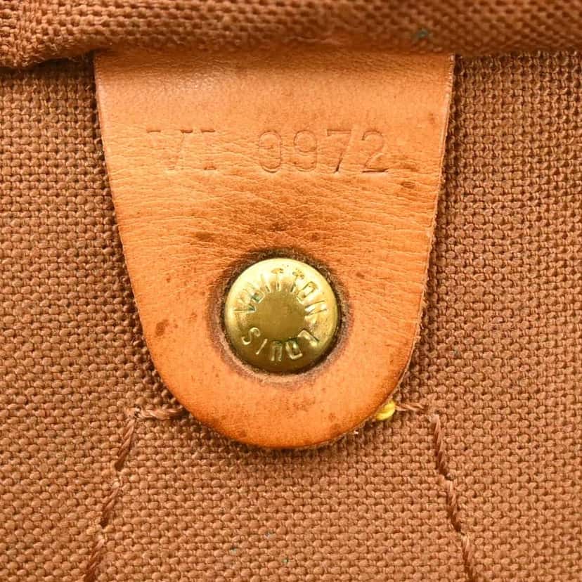 Louis Vuitton Speedy Handbag Brown Canvas Good condition - Box View