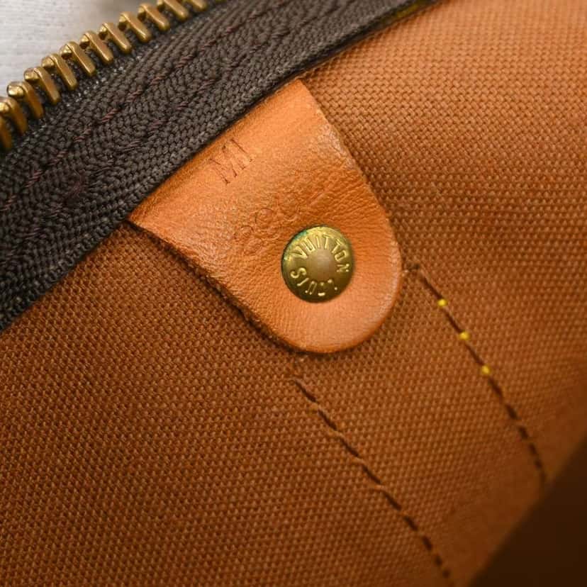 Louis Vuitton Keepall Bag Brown Canvas Good condition - Box View