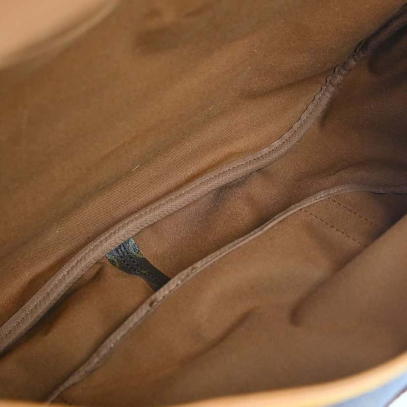 Louis Vuitton Saumur Handbag Brown Canvas Good condition - Inside View