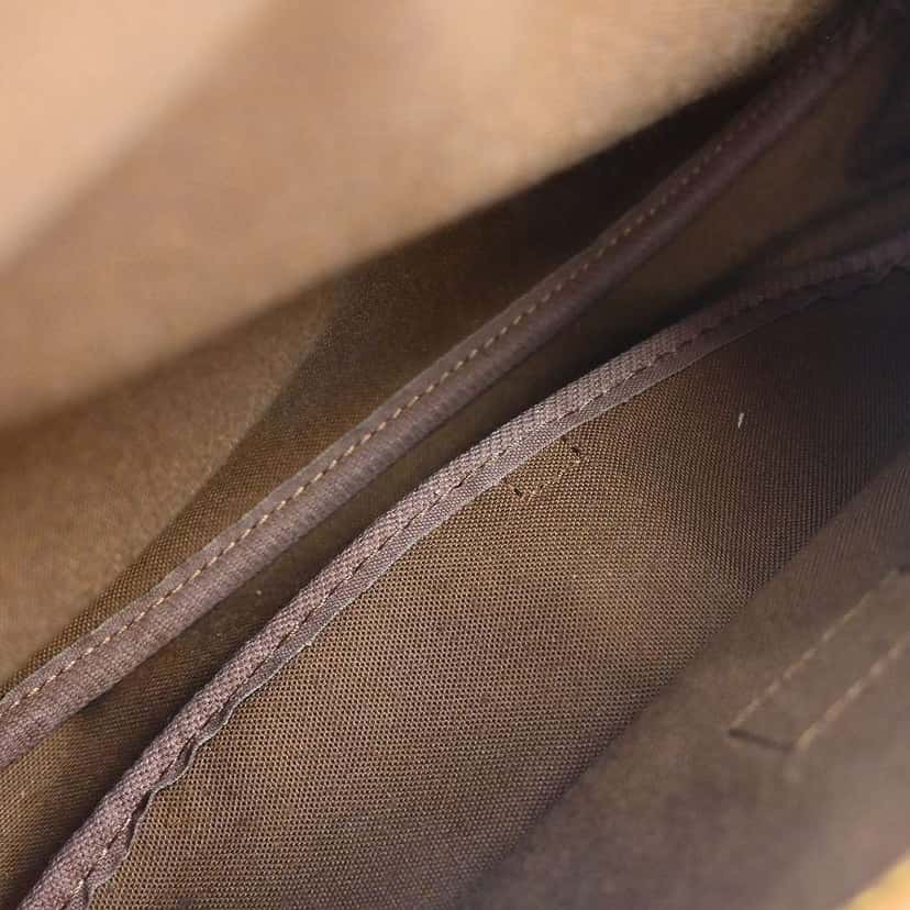 Louis Vuitton Saumur Handbag Brown Canvas Good condition - Model View