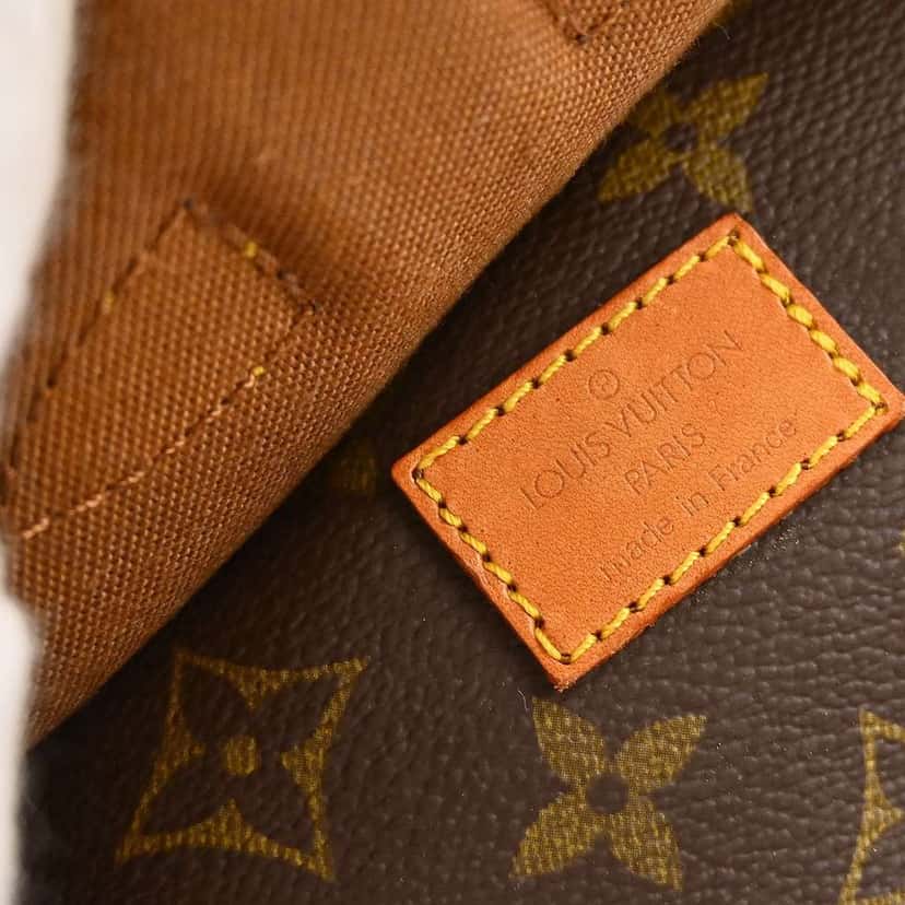 Louis Vuitton Saumur Handbag Brown Canvas Good condition - Box View