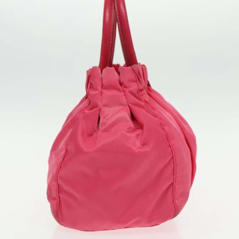 Prada Bow Convertible Tote Pink Fair condition - Model View
