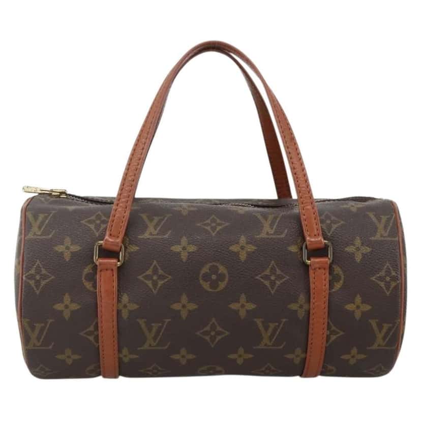 Louis Vuitton Papillon Handbag Brown Canvas Good condition - Front View
