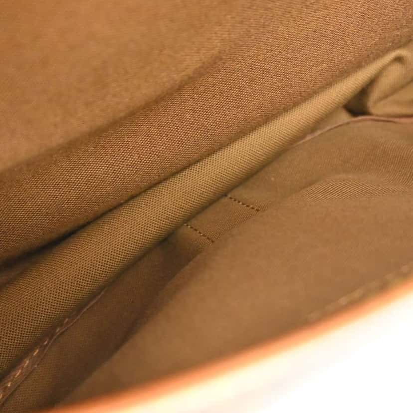 Louis Vuitton Saumur Handbag Brown Canvas Good condition - Inside View