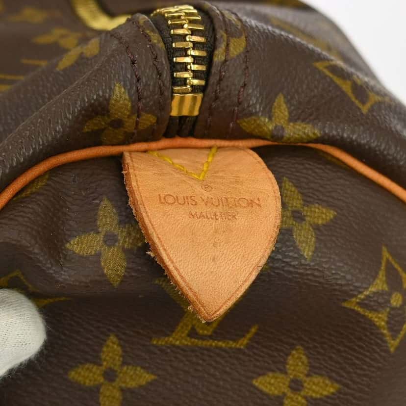 Louis Vuitton Keepall Bag Brown Canvas Good condition - Model View