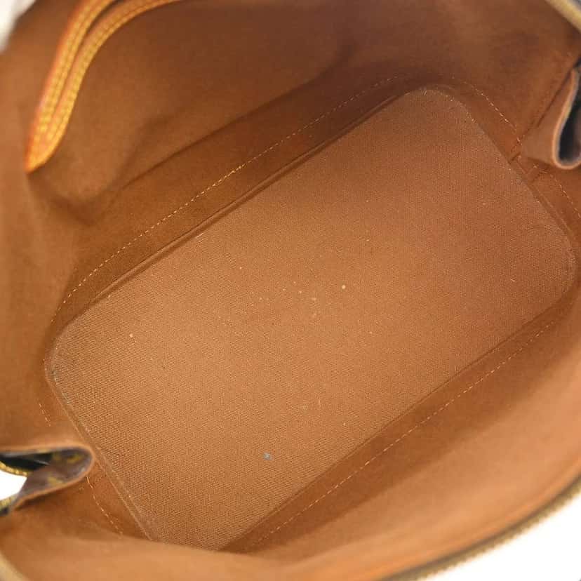 Louis Vuitton Alma Handbag Brown Canvas Good condition - Inside View