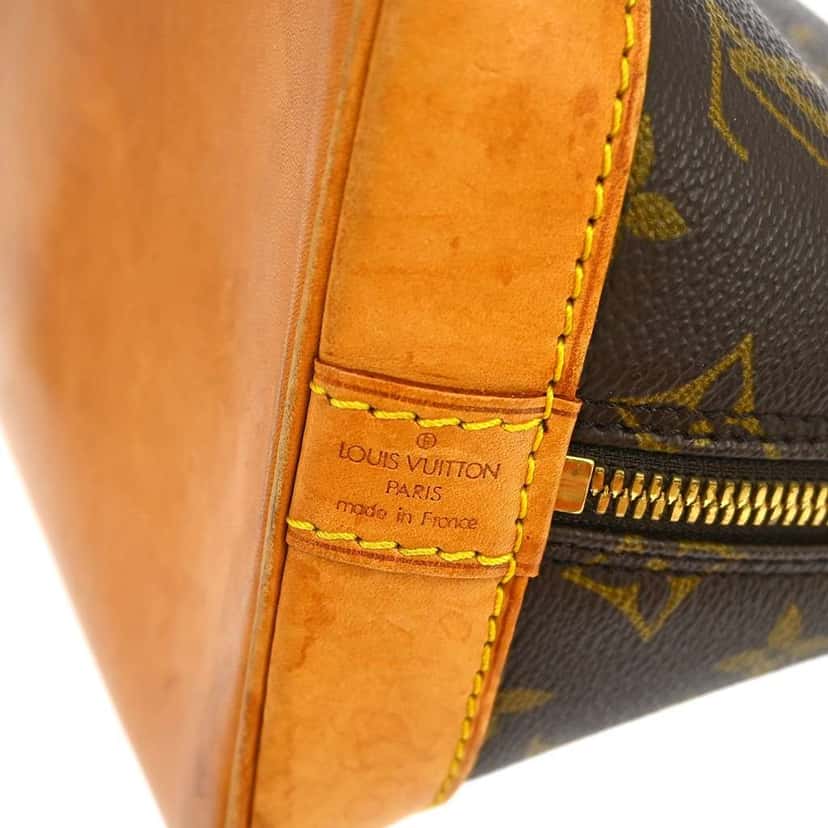 Louis Vuitton Alma Handbag Brown Canvas Good condition - Model View