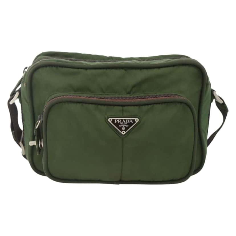 Prada Vintage Shoulder Bag Green Fair condition - Front View