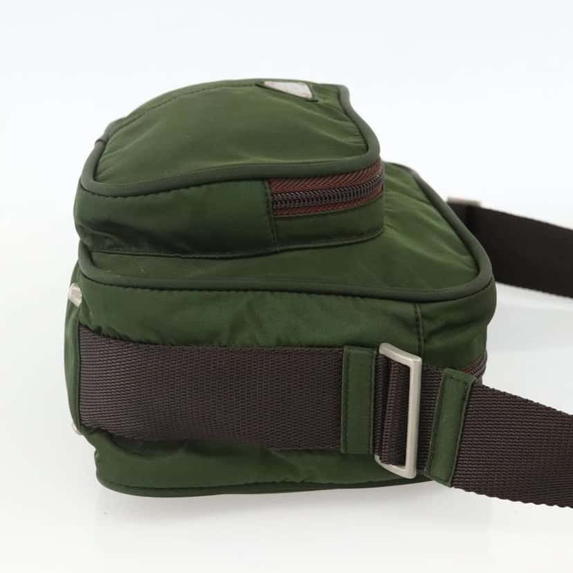 Prada Vintage Shoulder Bag Green Fair condition - Model View