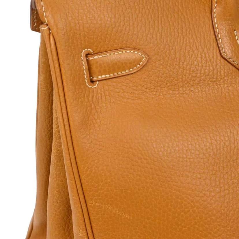 Hermès Birkin Handbag Beige Leather Good condition - Model View