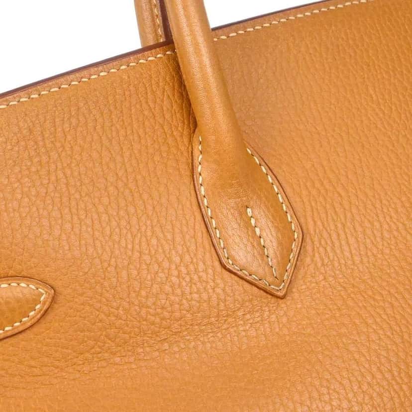 Hermès Birkin Handbag Beige Leather Good condition - Box View