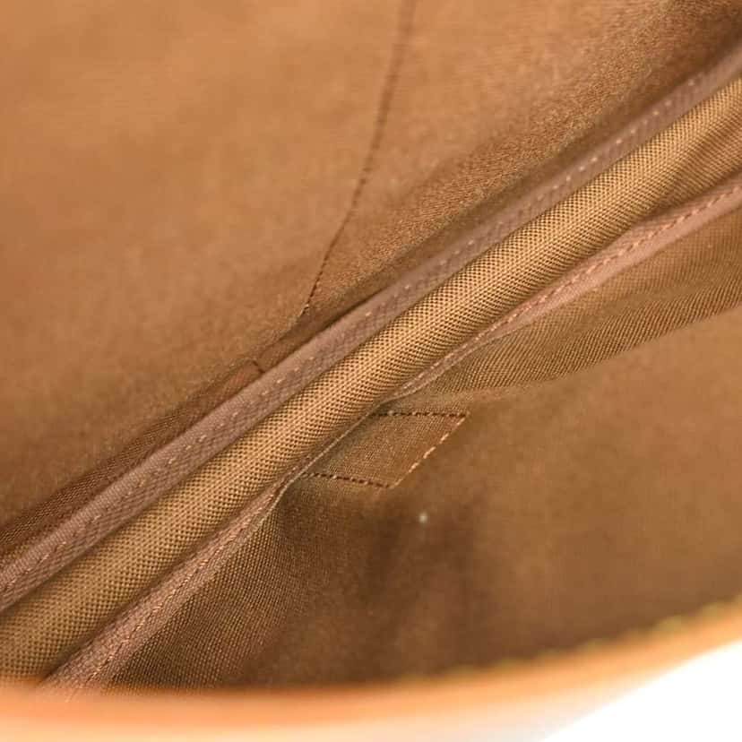 Louis Vuitton Saumur Handbag Brown Canvas Good condition - Inside View