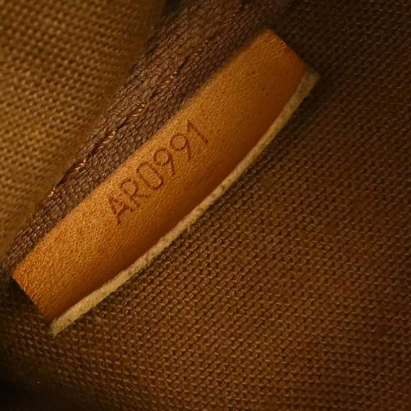 Louis Vuitton Saumur Handbag Brown Canvas Good condition - Box View