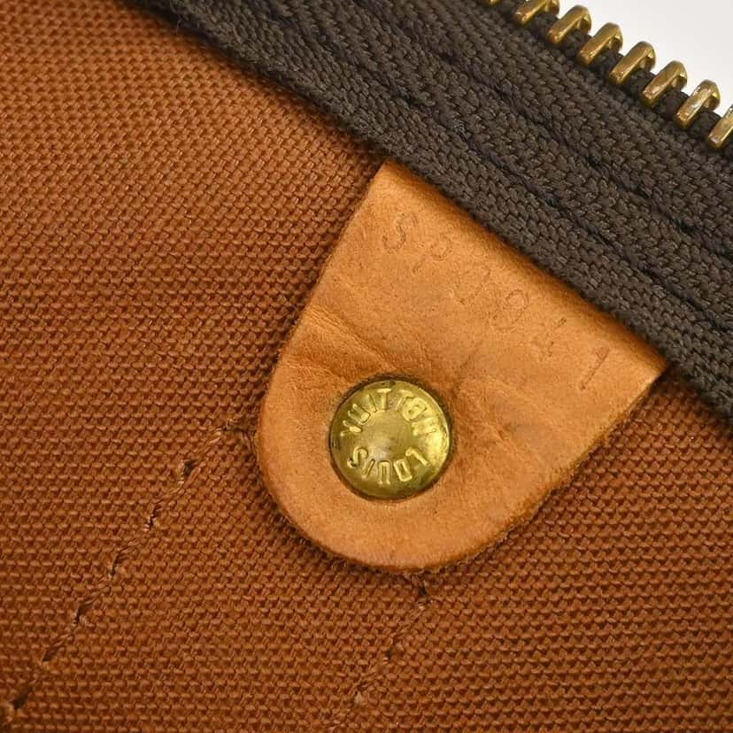 Louis Vuitton Keepall Bandouliere Bag Brown Canvas Fair condition - Model View