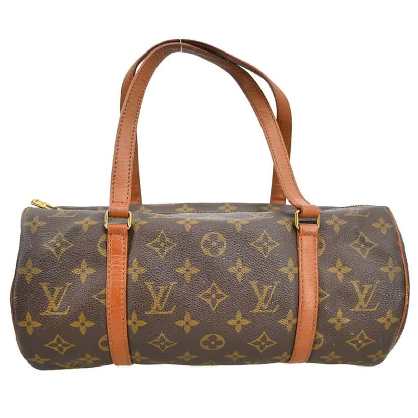 Louis Vuitton Papillon Handbag Brown Canvas Good condition - Front View