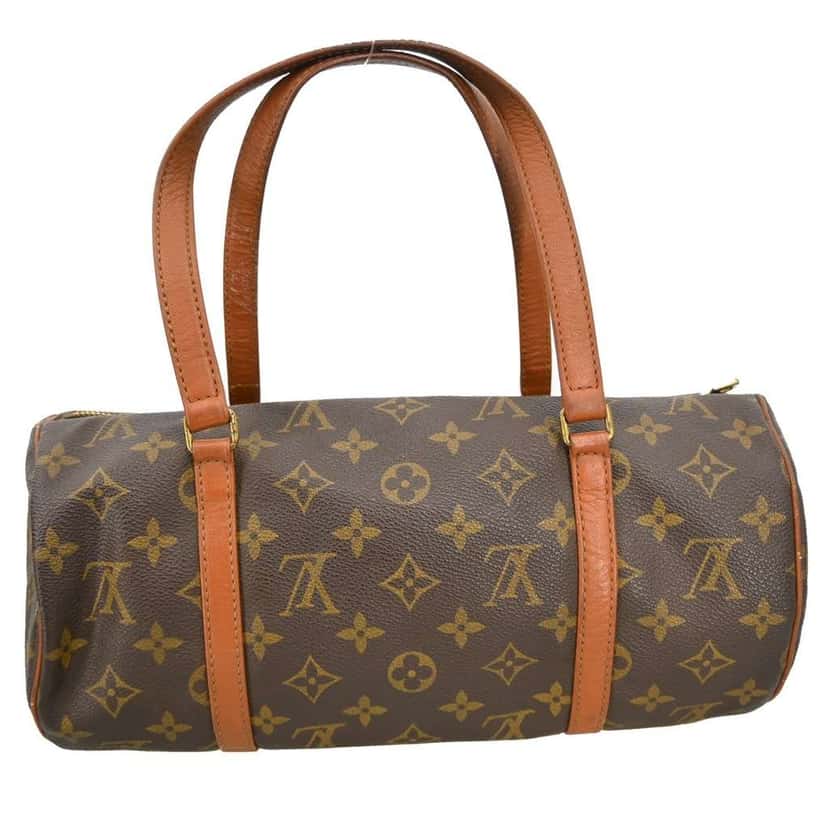 Louis Vuitton Papillon Handbag Brown Canvas Good condition - Back View