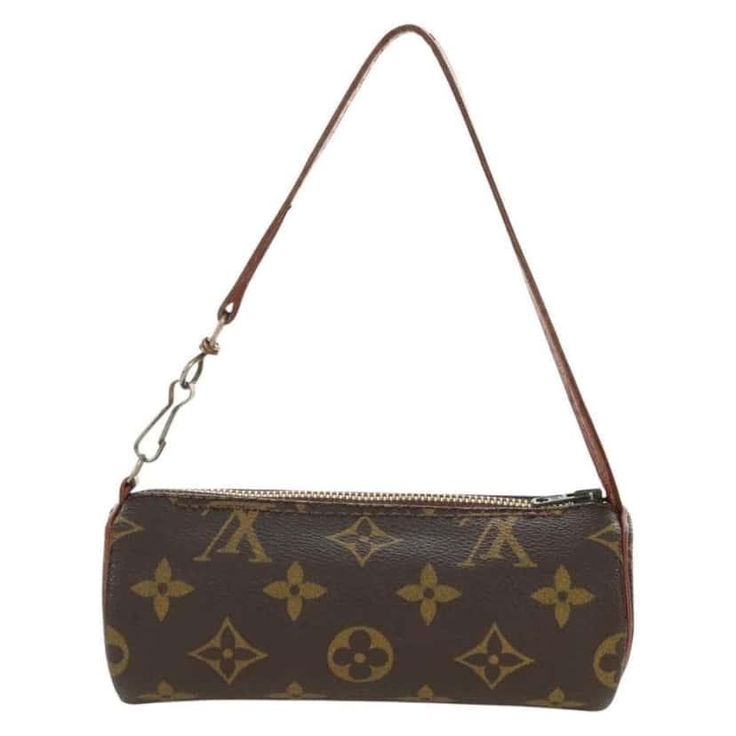 Louis Vuitton Papillon Pochette Brown Canvas Good condition - Back View