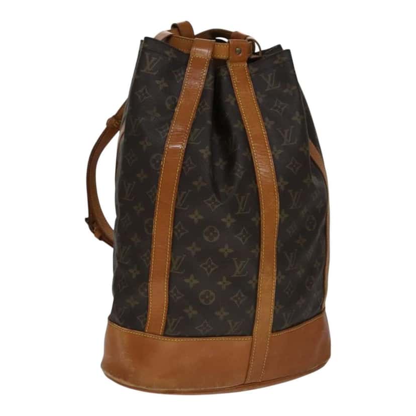 Louis Vuitton Randonnee Backpack Brown Canvas Fair condition - Front View