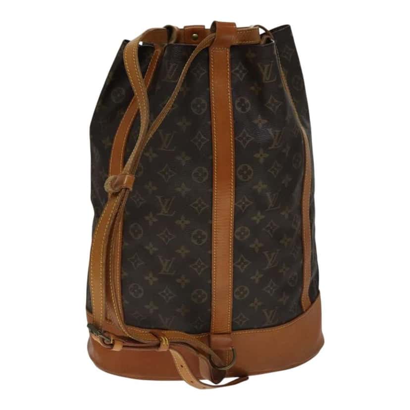 Louis Vuitton Randonnee Backpack Brown Canvas Fair condition - Back View