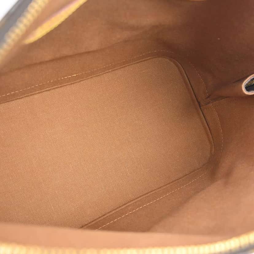 Louis Vuitton Alma Handbag Brown Canvas Good condition - Inside View