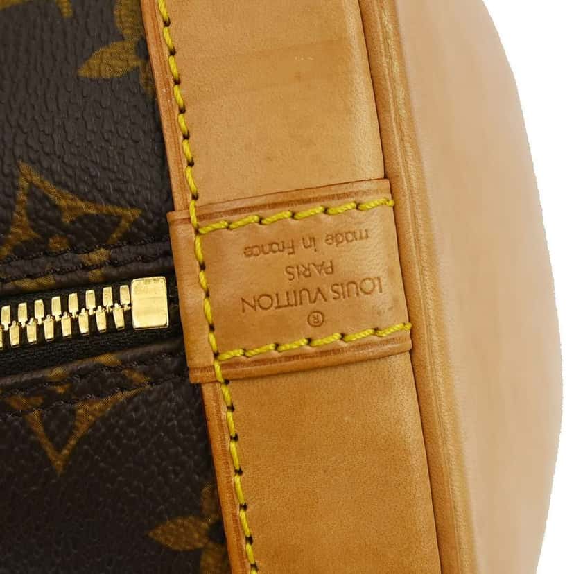 Louis Vuitton Alma Handbag Brown Canvas Good condition - Model View