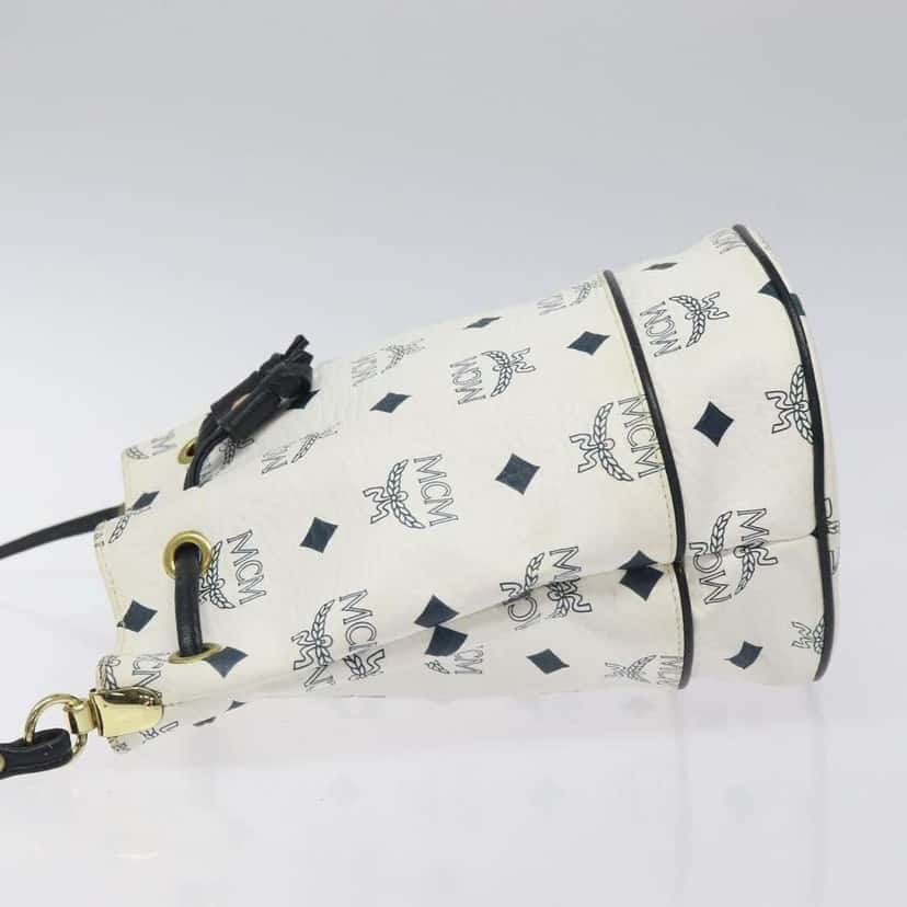 Mcm Visetos Shoulder bag White Good condition - Model View